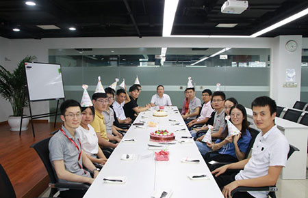 聯(lián)測7月員工生日會：一路有你